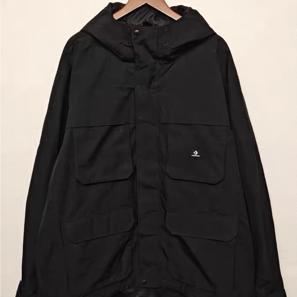 Converse Men's Black Military Field Jacket